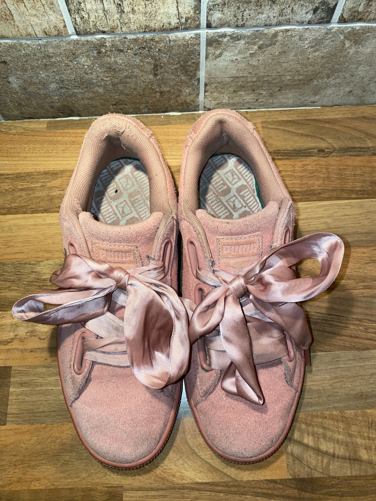 Puma Rosa Suede Sko Str Ny Pris Finn Torget