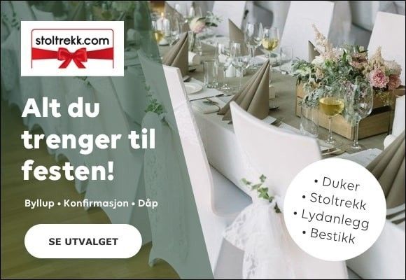 Bryllup dåp Stoltrekk sløyfebånd duker hamp telt stoler og bord