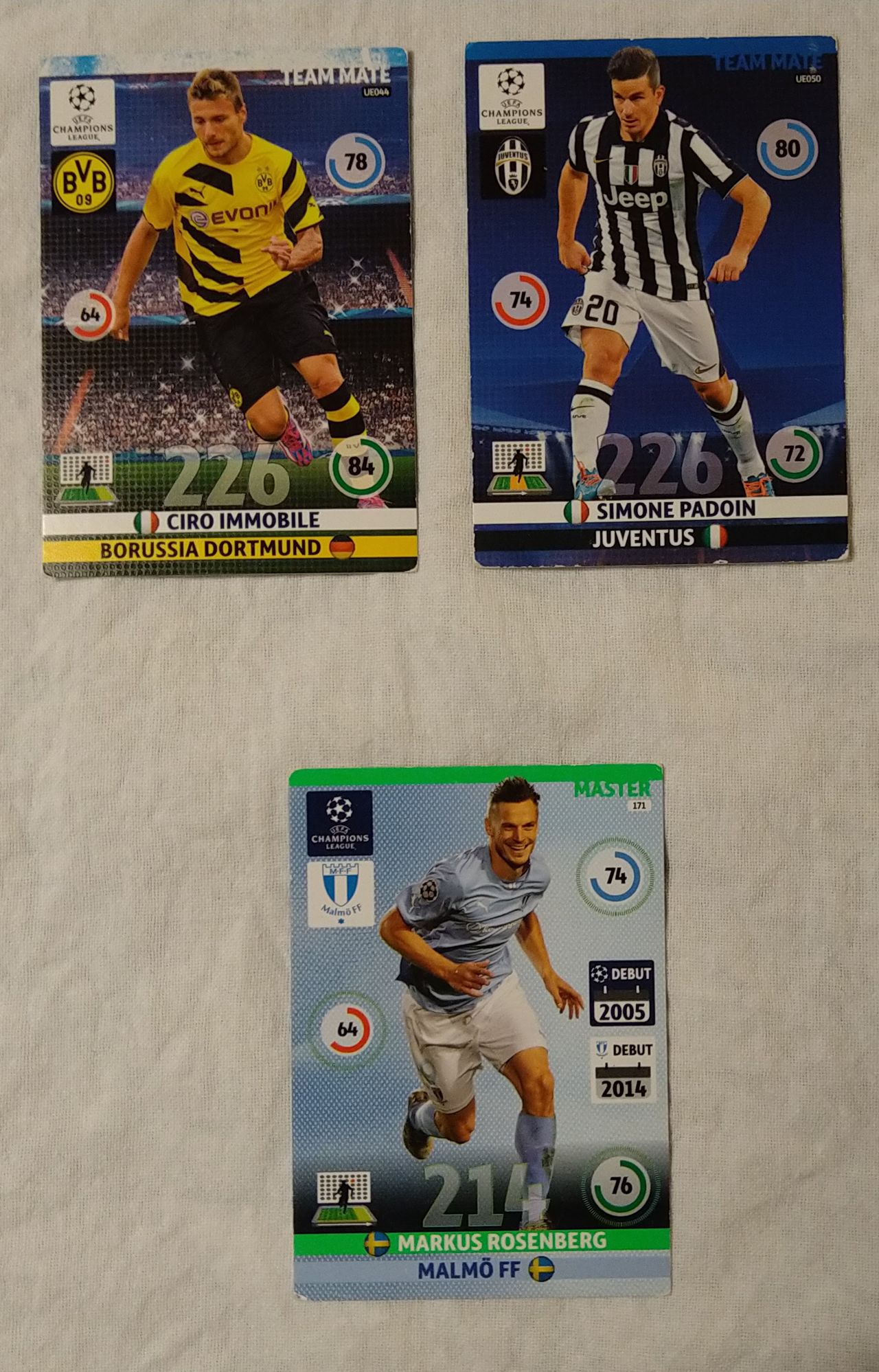 Fotballkort Champions League M M Panini Og Topps Finn No