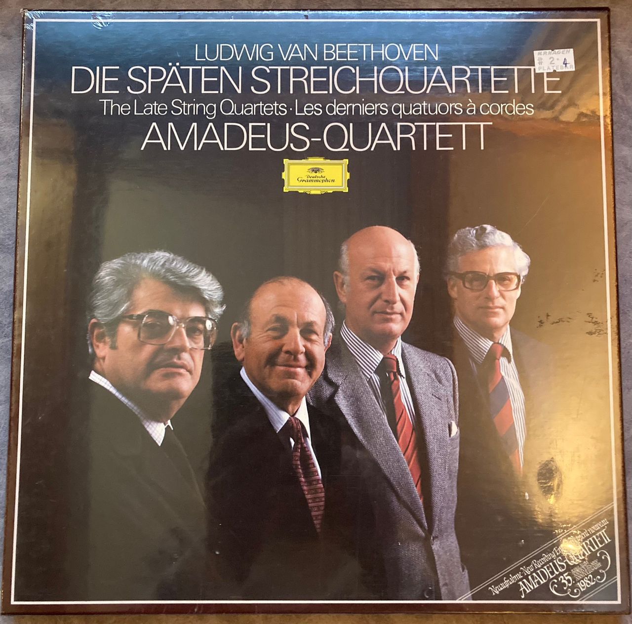 Ludwig van Beethoven Späten Streichquartette Ny i plast 4 x LP