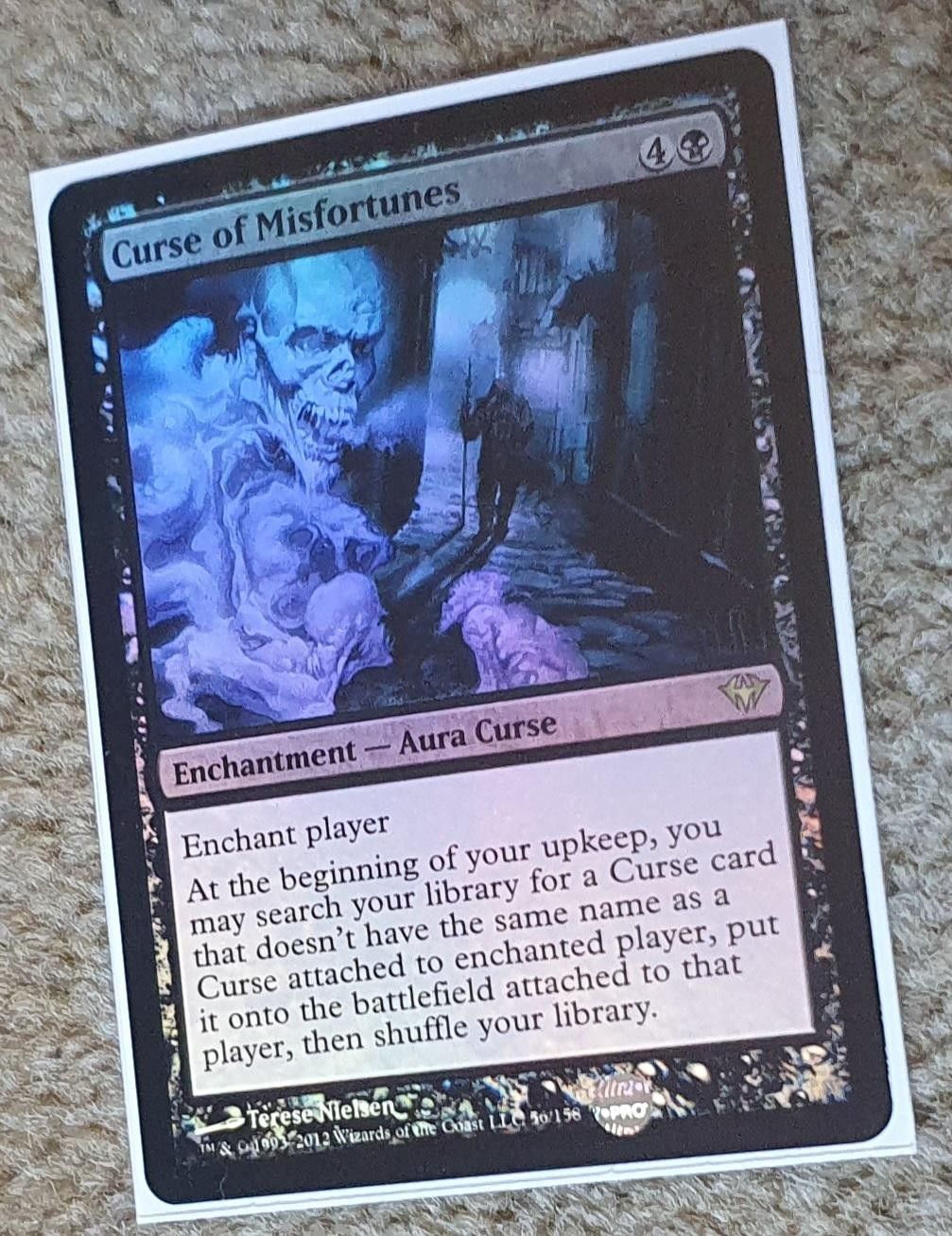 Magic The Gathering Kort Curse Of Misfortunes FOIL FINN Torget