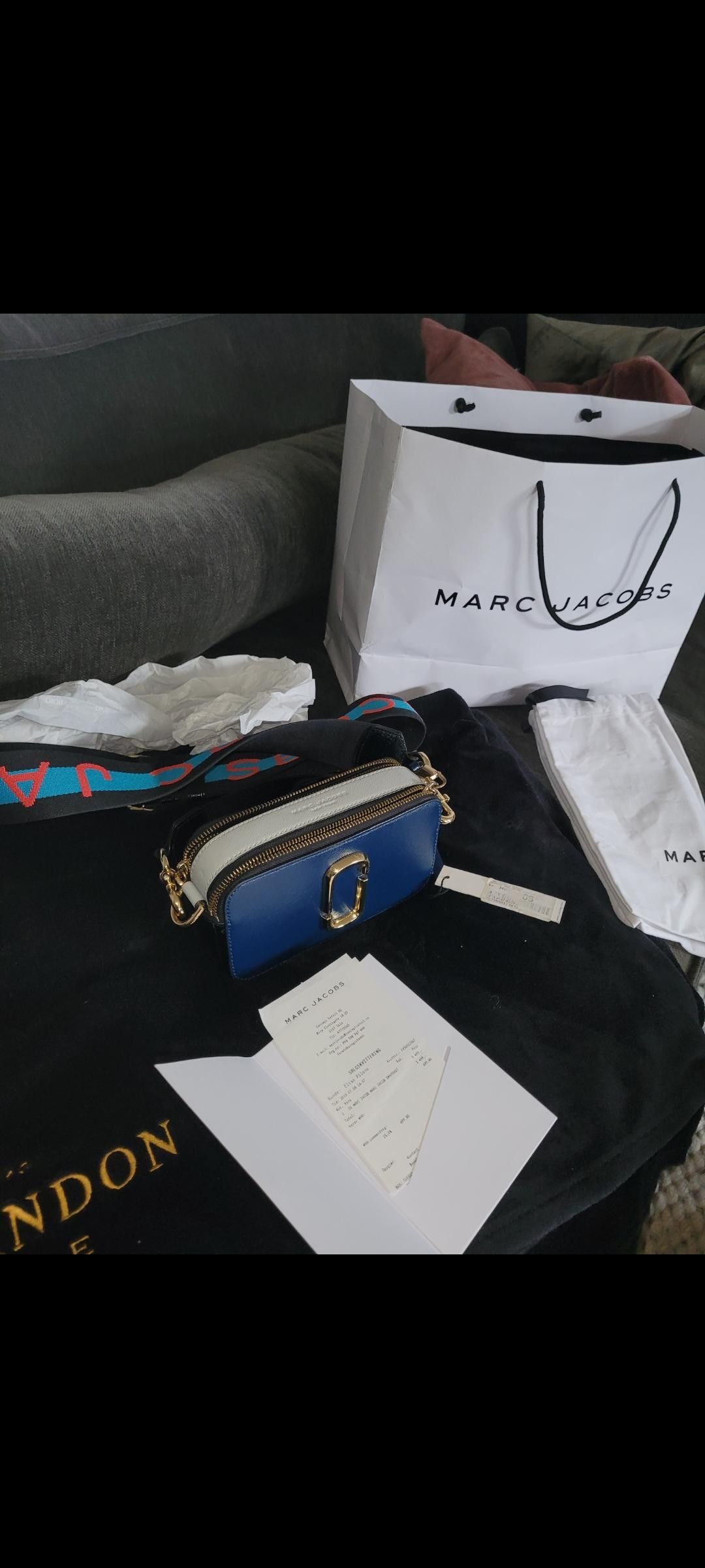 Vurderer Selge Min Bl Marc Jacobs Snapshot Veske Finn Torget