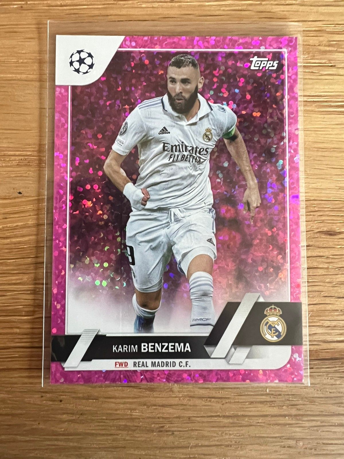 Karim Benzema Pink Sparkle Fotballkort Finn Torget