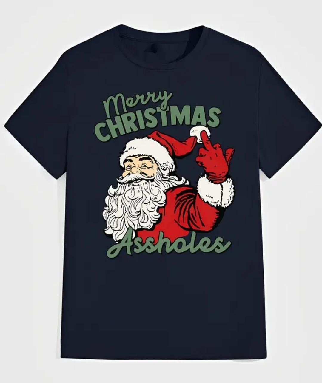 Merry Christmas Assholes T Skjorte Unisex Ny FINN Torget