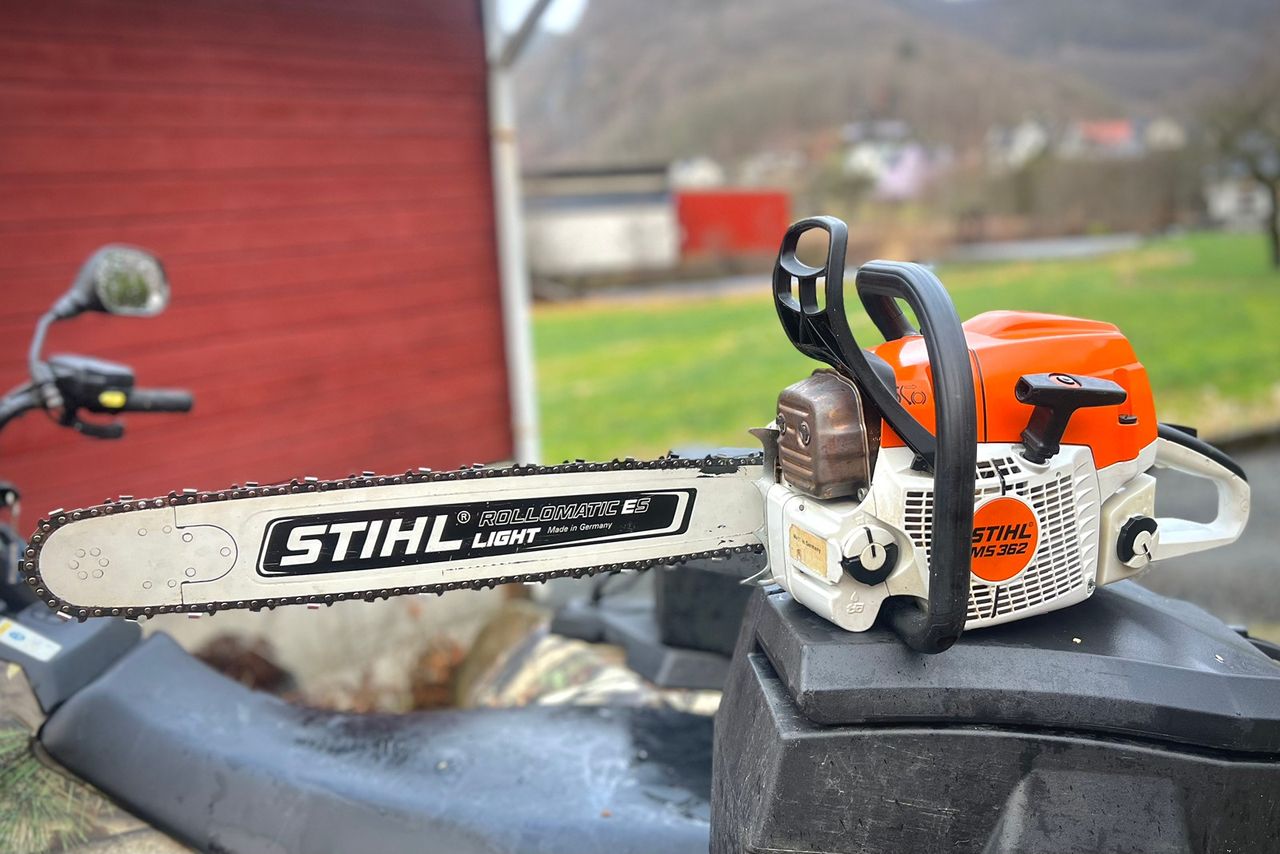 Stihl Ms C Meget God Stand Ekstrem Kraft Nylig Gj G Tt