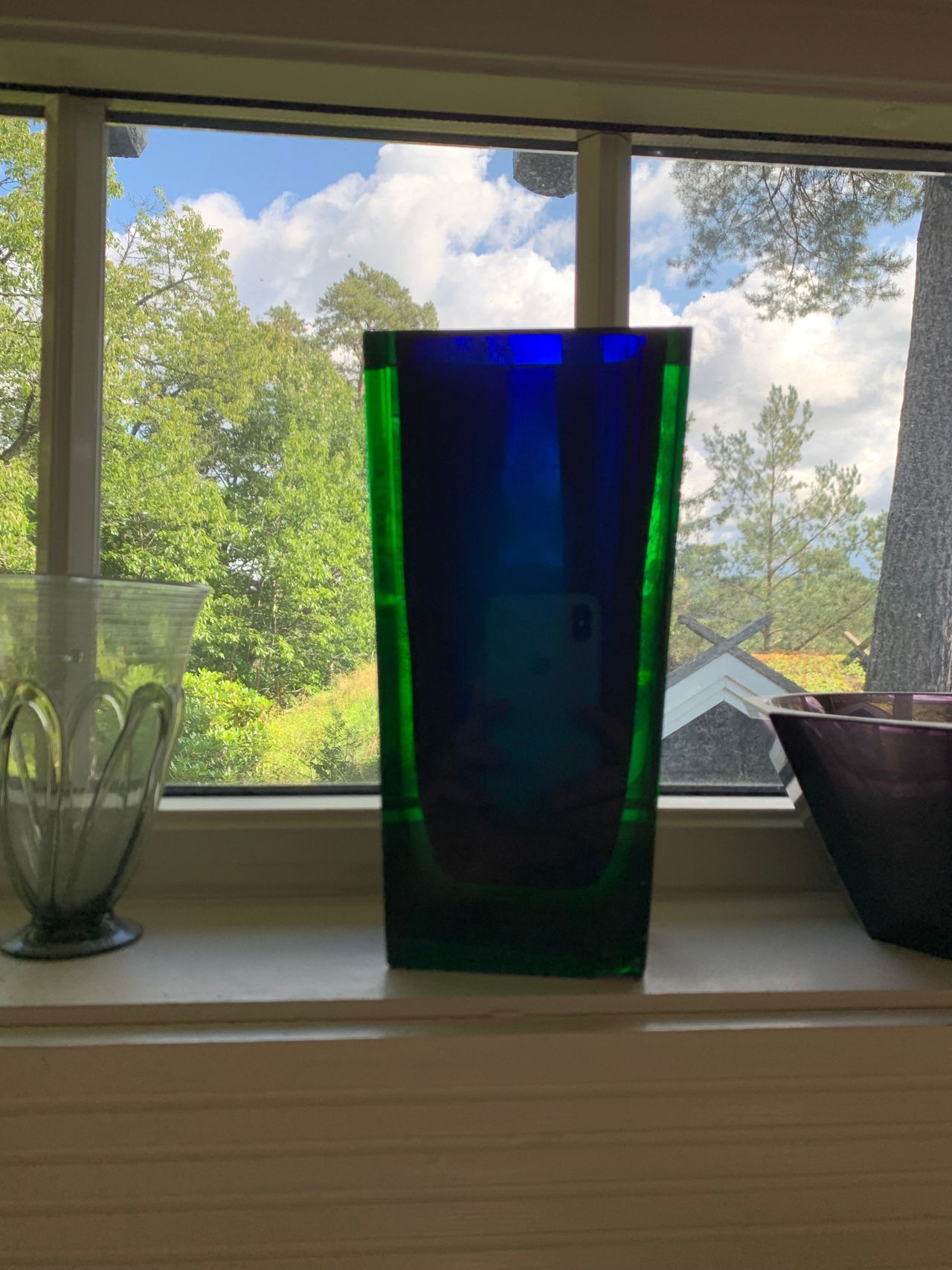 Severin Brørby vase fra Hadeland Glassverk K 7000 serien FINN torget