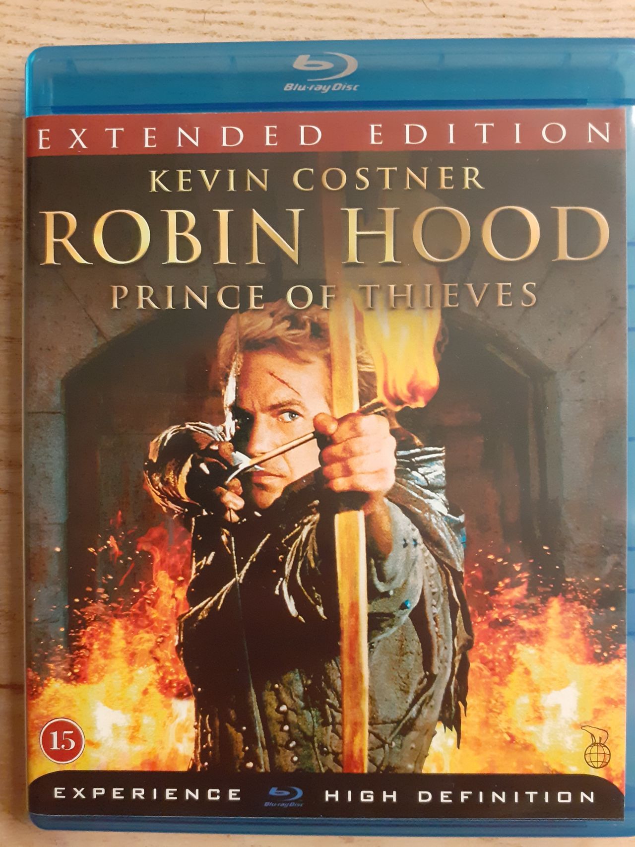 Robin Hood Prince Of Thieves Blu Ray Extended Edition Norsk Tekst