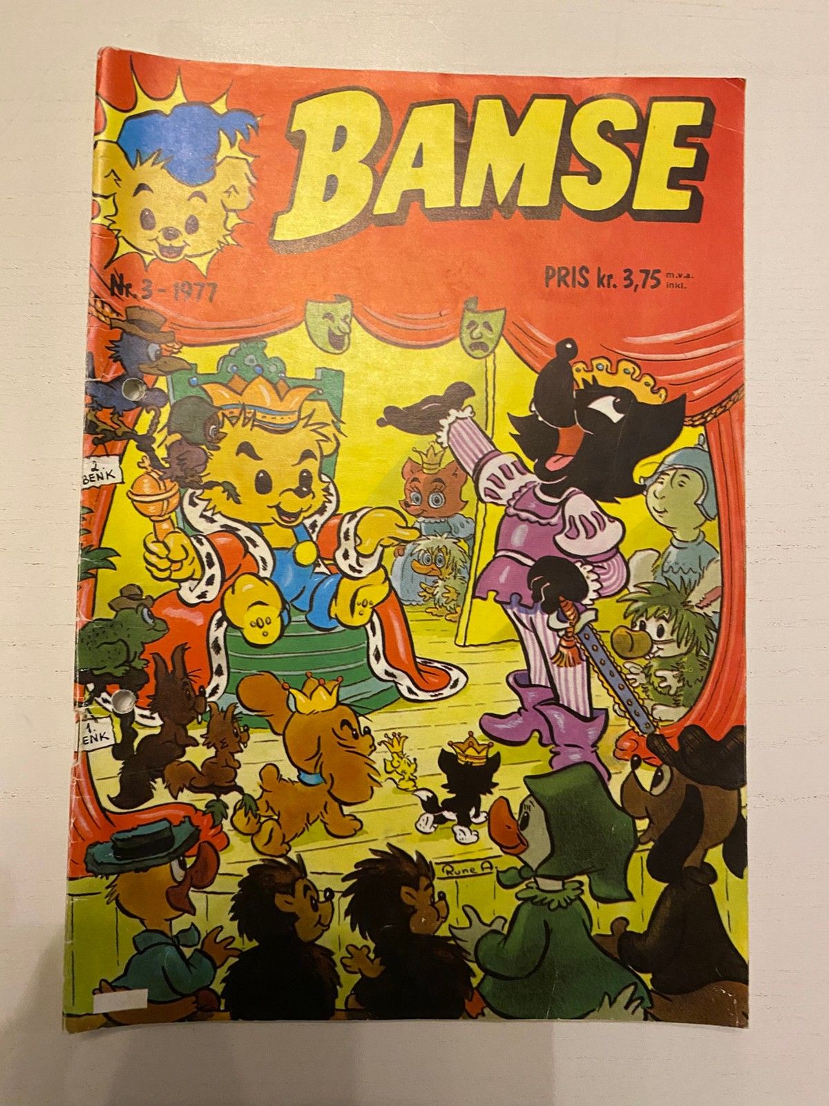 Bamse Verdens sterkeste Bjørn nr 3 1977 FINN torget