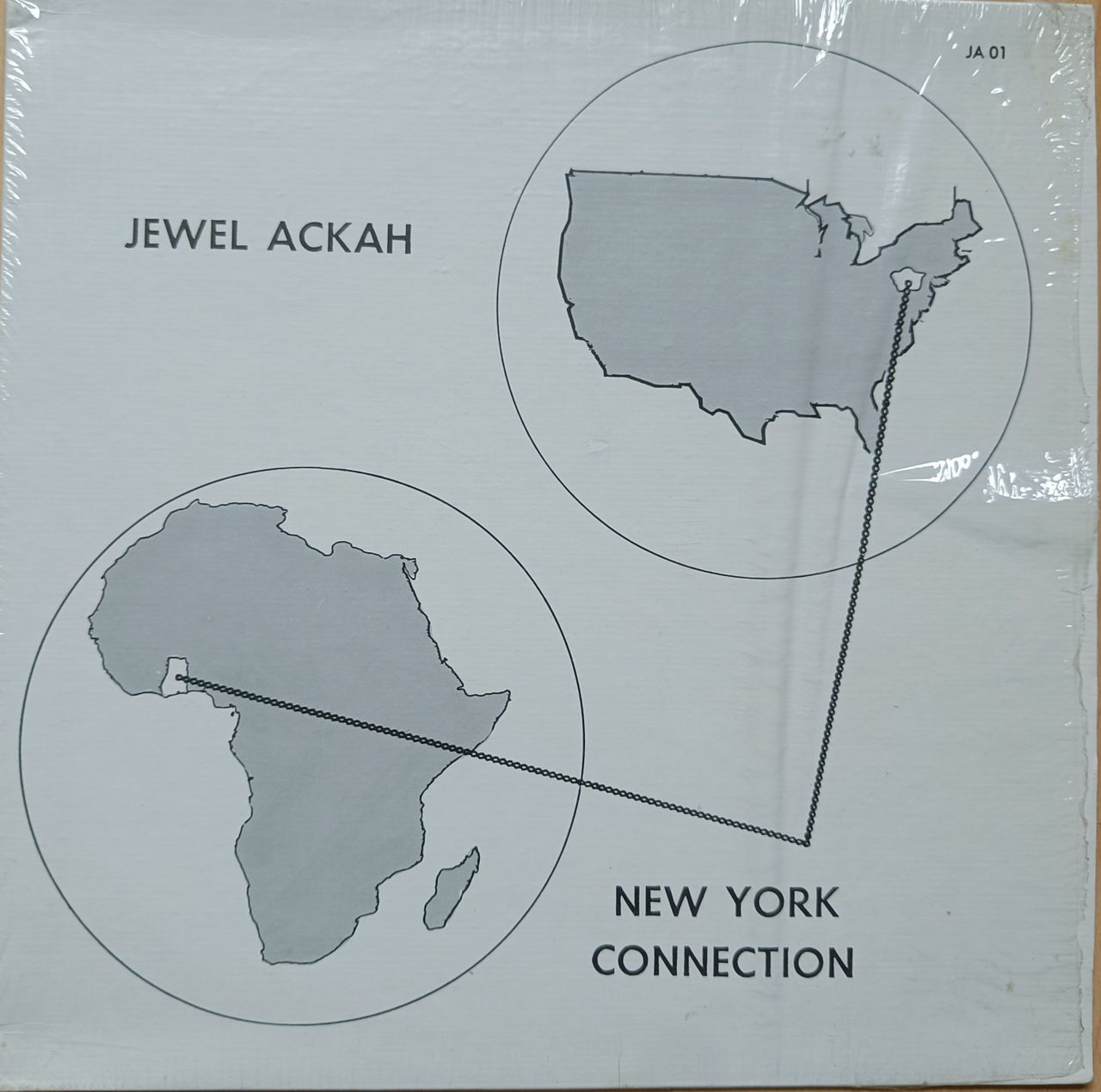 Jewel Ackah New York Connection Lp Vinyl Ghana Afrikansk