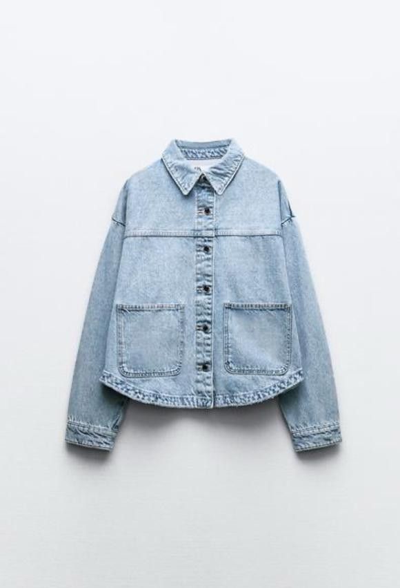 Zara Denim Ytterjakke I Str XS S FINN Torget