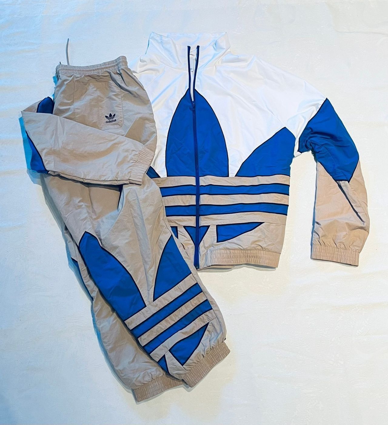 Adidas Big Trefoil Woven Tracksuit Vintage FINN Torget