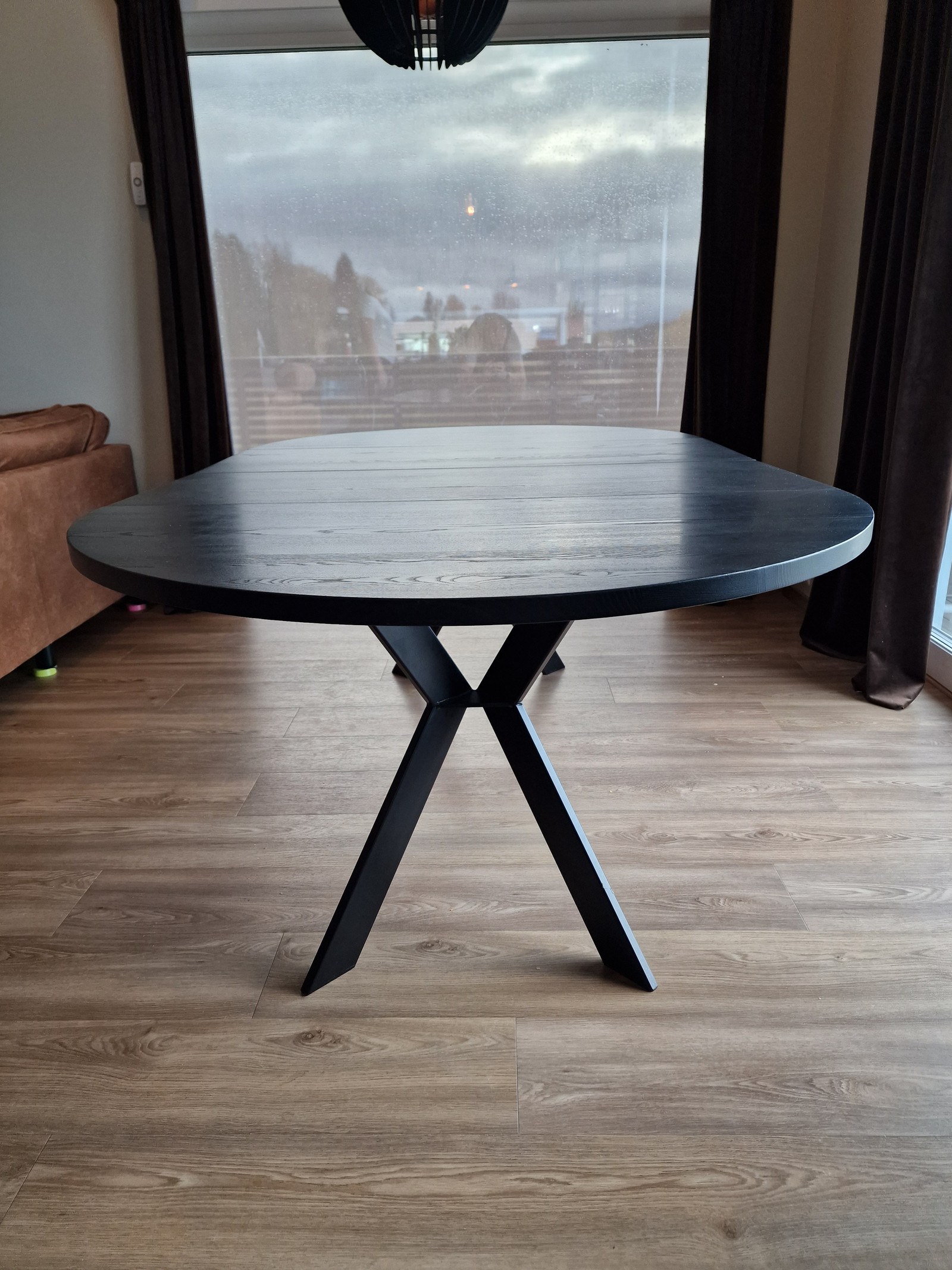 Woodstory Spisebord Med Ileggsplater Cm Diameter Finn No