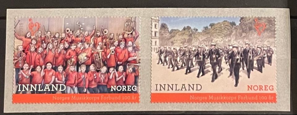 Norge frimerker postfrisk nk 1988 1999 Turistforeningen 150 år