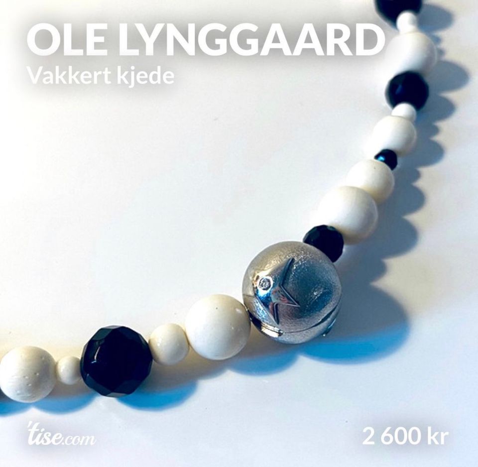 Vakker Ole Lynggaard Charm Sweet Drop 18k Gull Med Dias Vurderes Solgt