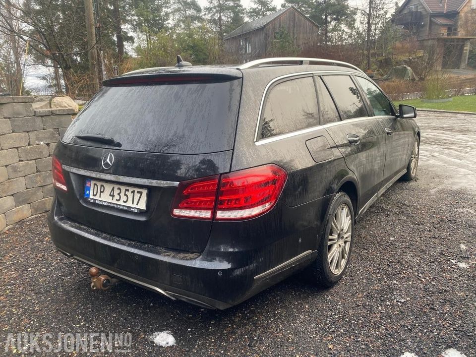 Auksjon Mercedes Benz E Klasse 2014 Svart 170 Hk Stasjonsvogn