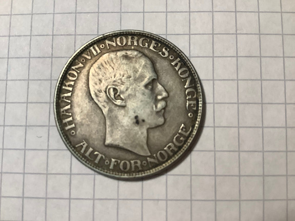 2 kroner 1917 sølvmynt FINN torget