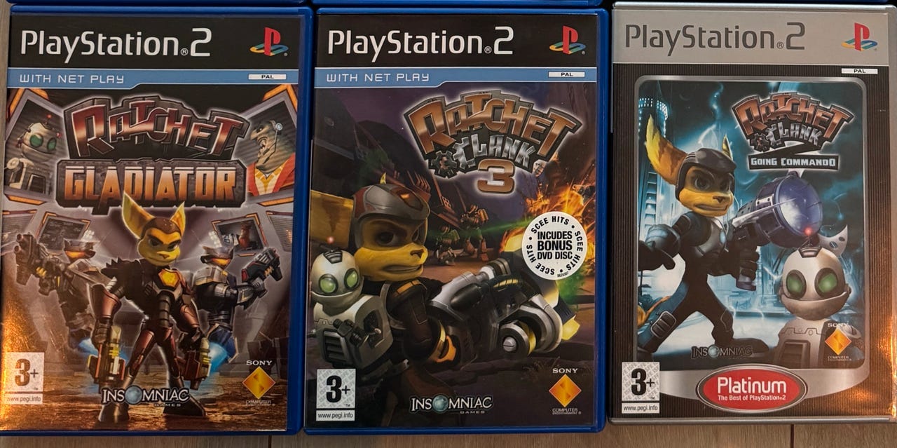 Ratchet & Clank spillpakke – PS2 (3 klassikere) | FINN-torget