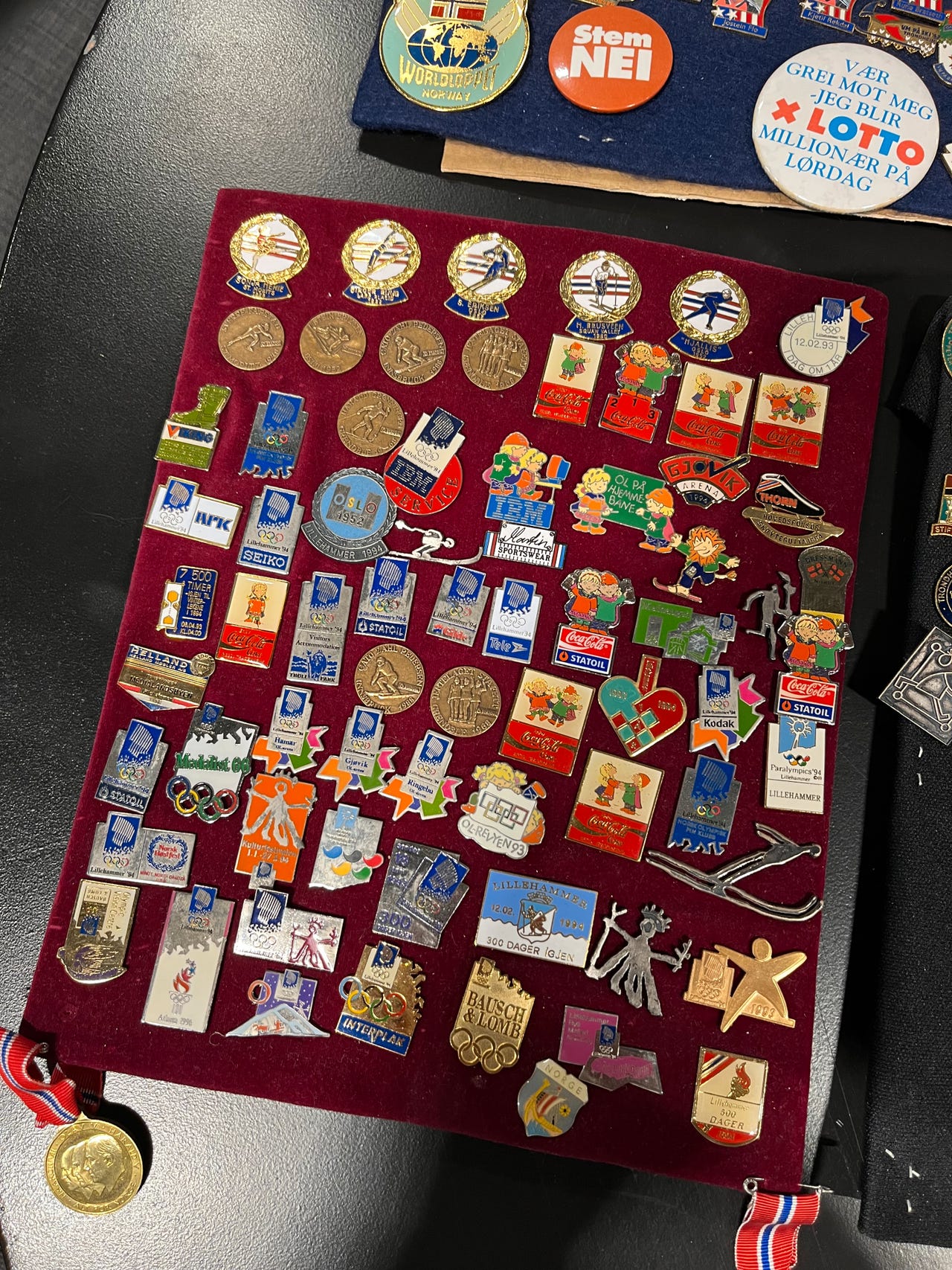 Ol vm pins ca 400stk | FINN-torget