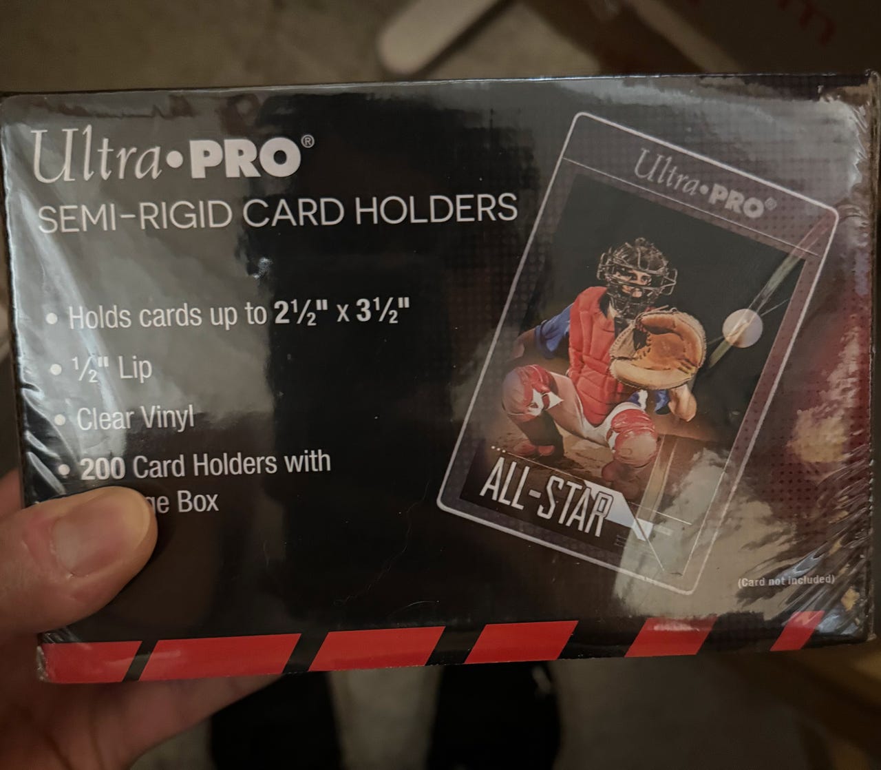 Trading Card Storage 200 ProTech Semi-Rigid Card Holders + 200 Ultra Pro  Sleeves For Grading & Storage 1998 Ultra - Marty Cordova #200