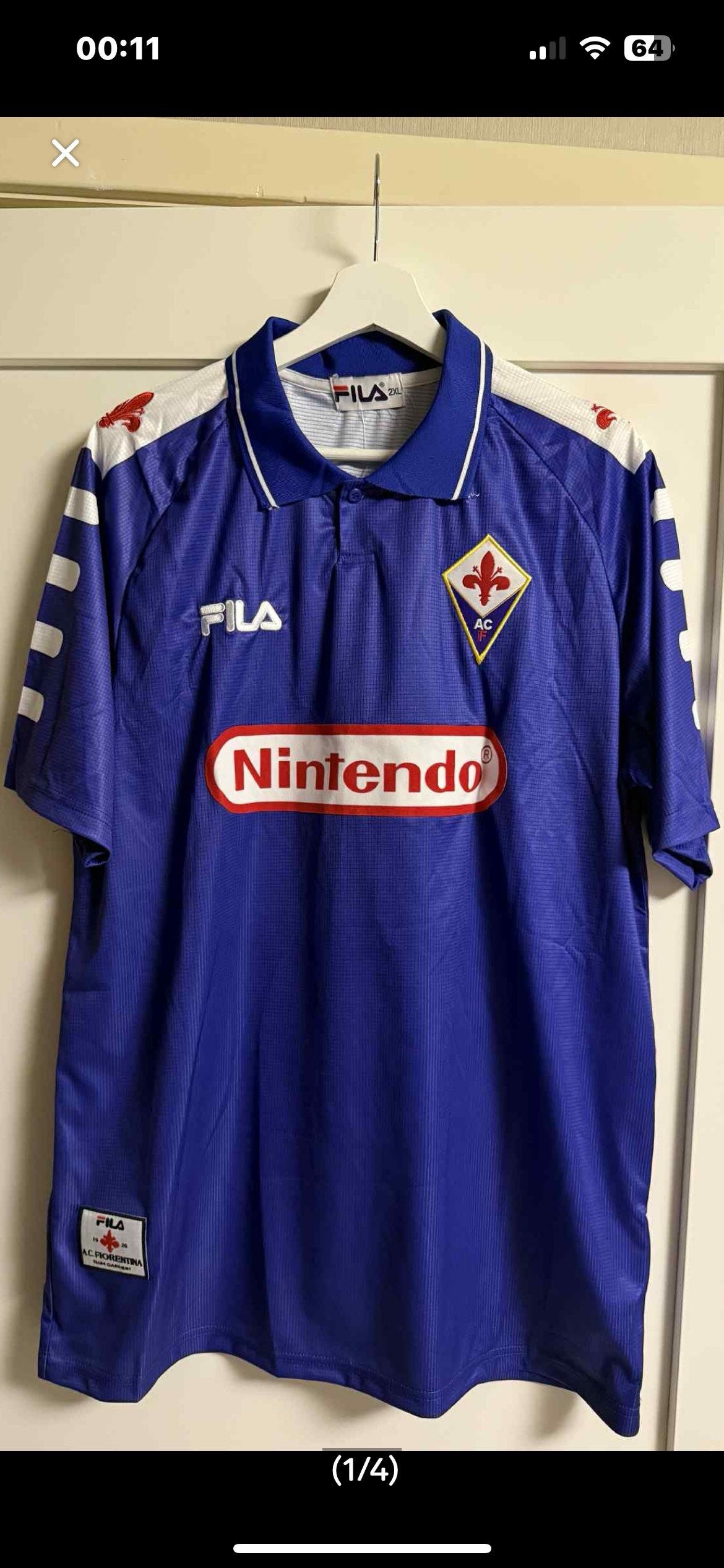 Fiorentina 98/99 – #9 Batistuta drakt | FINN-torget