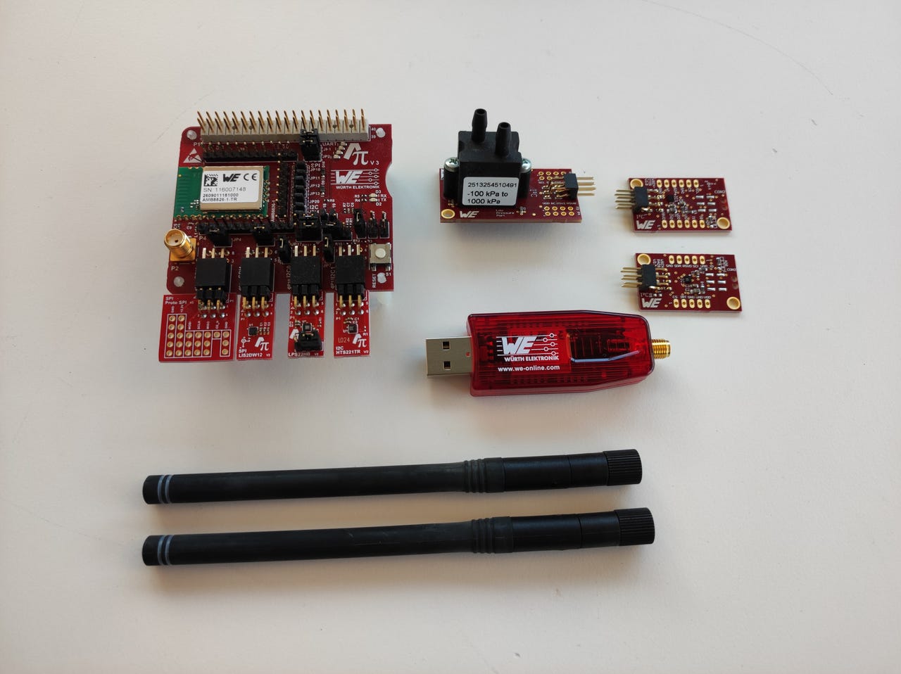 Würth Elektronik Amber PI Design Kit / Raspberry PI Hat | FINN-torget