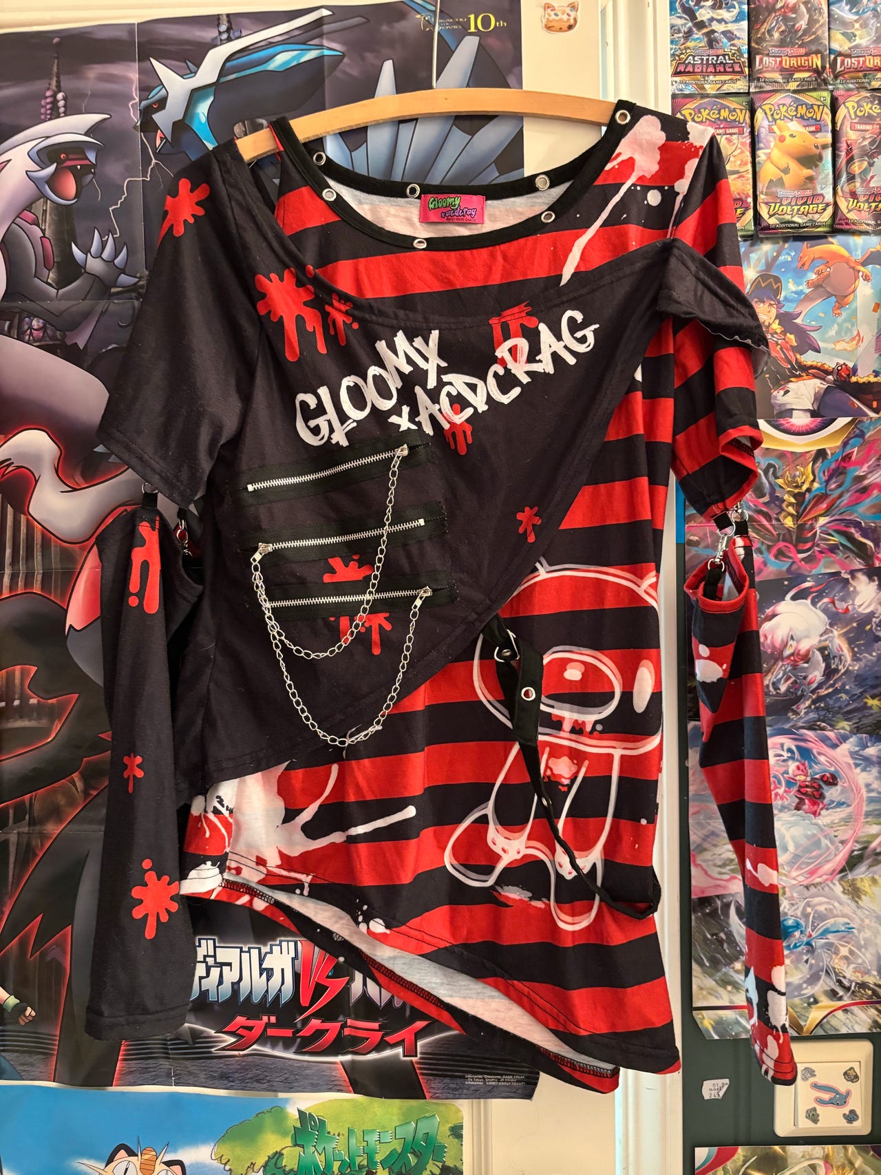 acdc rag x gloomy bear long-sleeve t-skjorte | FINN-torget
