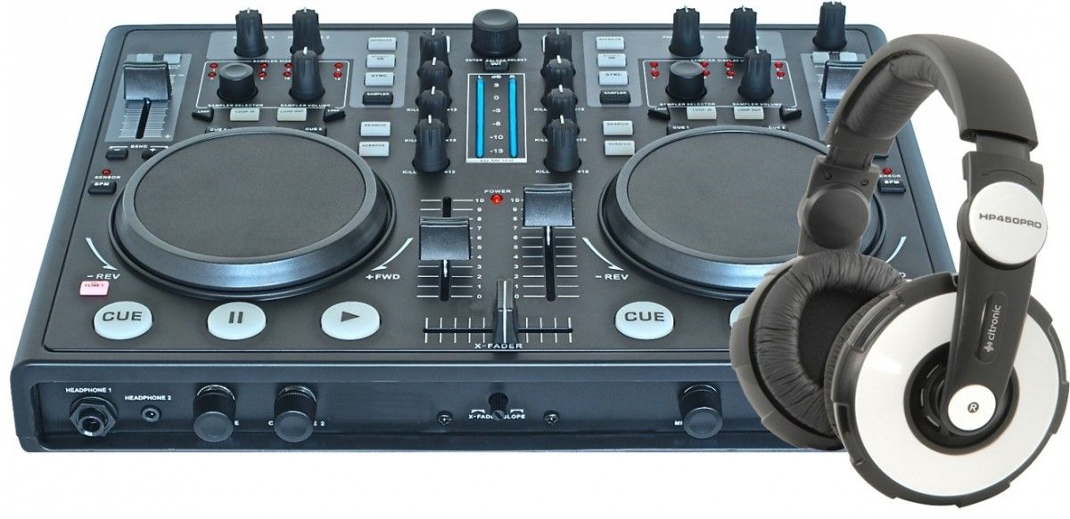 DJ Controller , lydkort og mikser ! Virtual DJ programvare DJ Controller , lydkort og mikser ! Virtual DJ programvare
