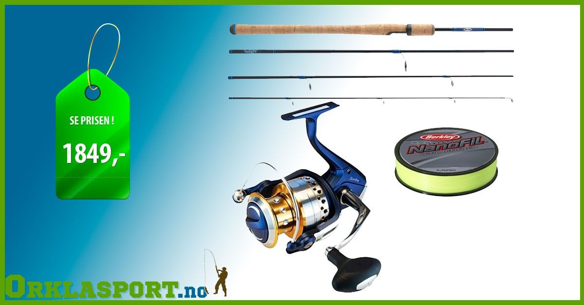 Berkley Twilight 10' 15-55gr/Sorøn STX60 laksesett | torget