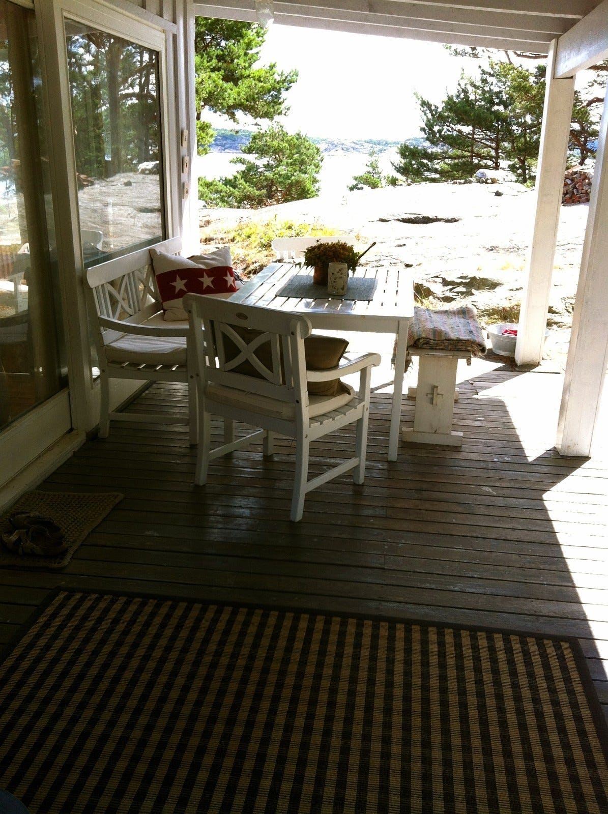 Her er det godt å spise under tak. Sms 92200182 Galleribilde