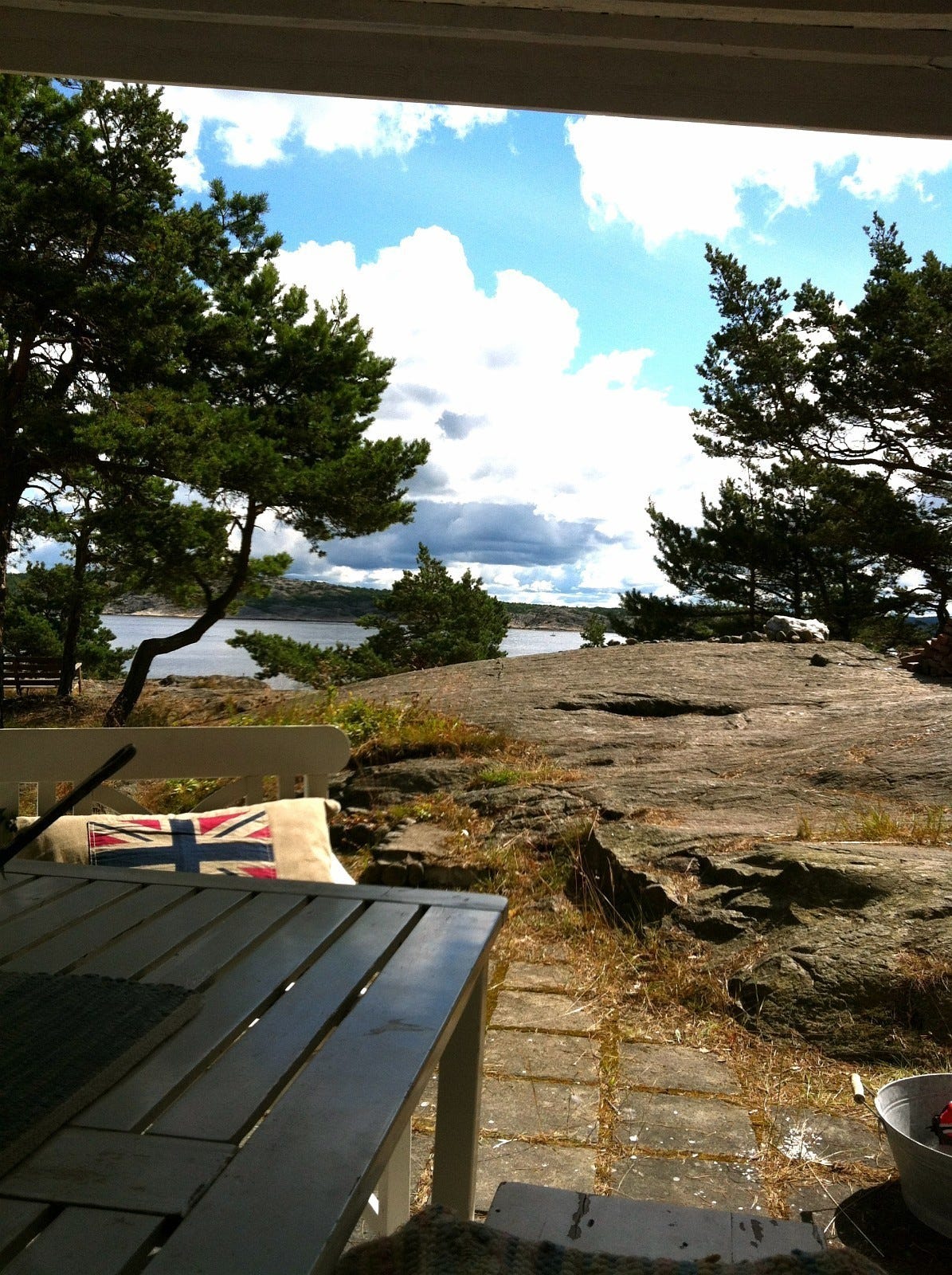 Veranda på sør-siden. Sms 92200182 Galleribilde