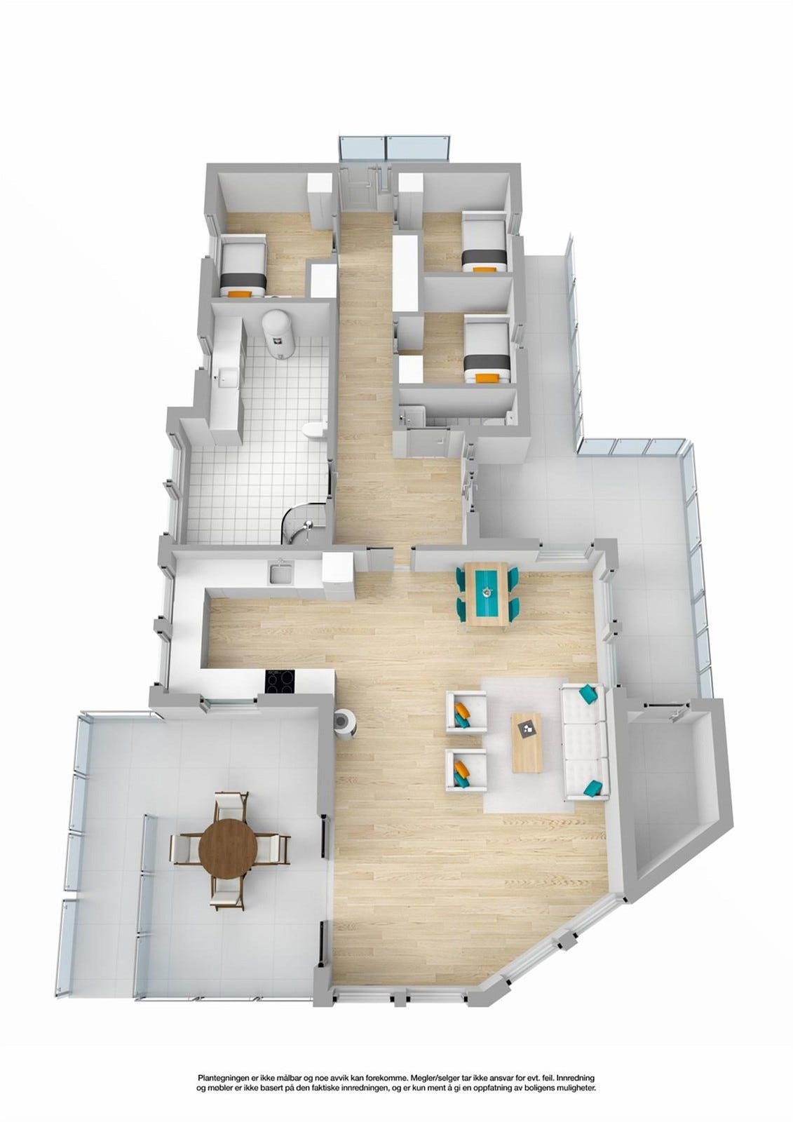 Plantegning Galleribilde