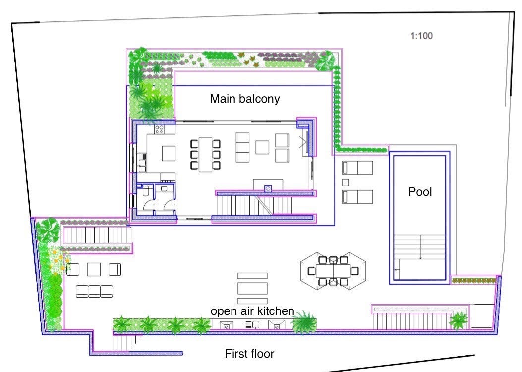 Plantegninger over tredje etasje Galleribilde