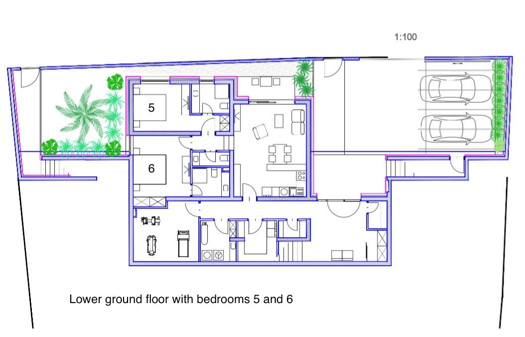 Plantegninger over første etasje Galleribilde