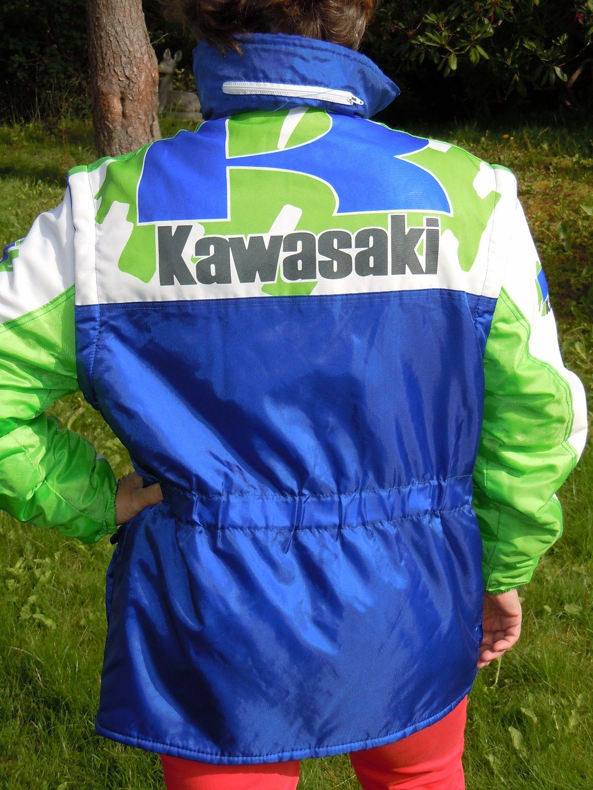 shuffle slogan Modsætte sig Kawasaki MC Jakke kr 1850 | FINN torget