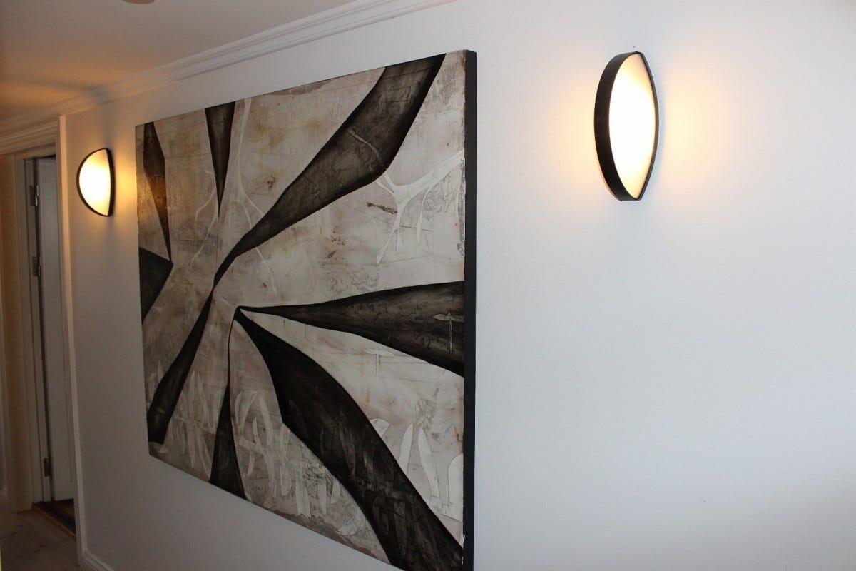 Maleri i gang første etasje. Galleribilde