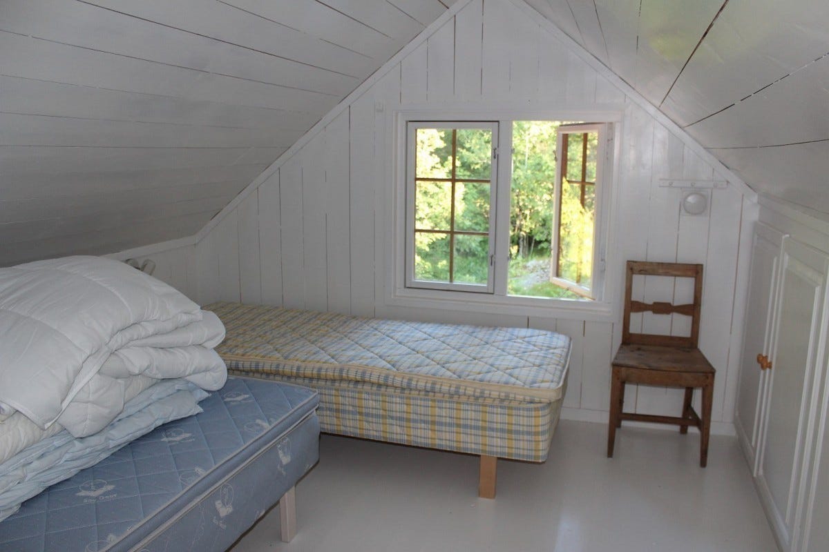 Anneks : Soverom 1 - 2 enkle senger.
Soverom 2 anneks Dobbelseng. Galleribilde