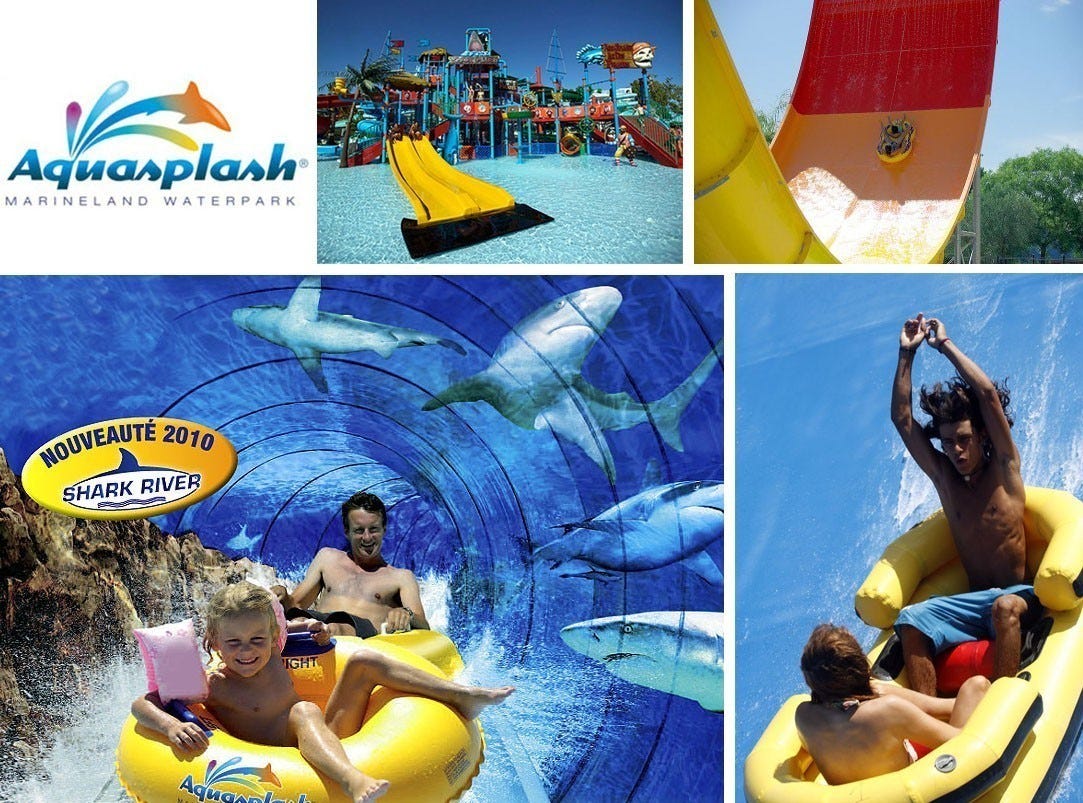 Aquasplash den største i Alpes-Maritimes. 22 store sklier Galleribilde