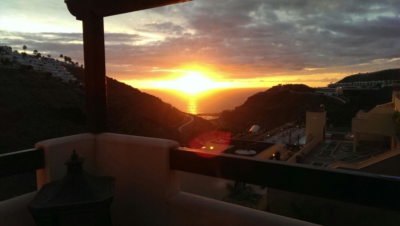 Solnedgang 3 nov 2014 Galleribilde