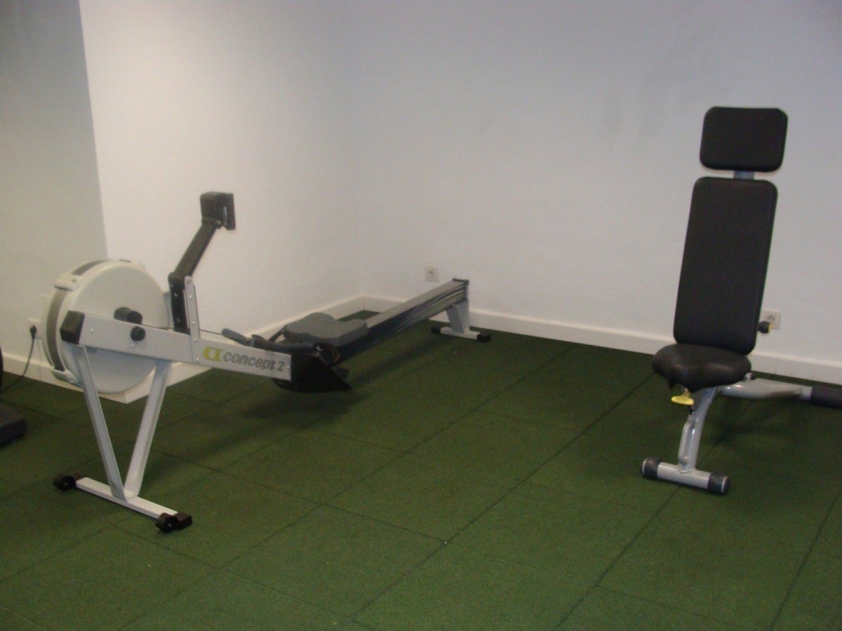 Bilde fra trimrommet i Privilegio de Marbella. Til GRATIS benyttelse for våre gjester. Galleribilde