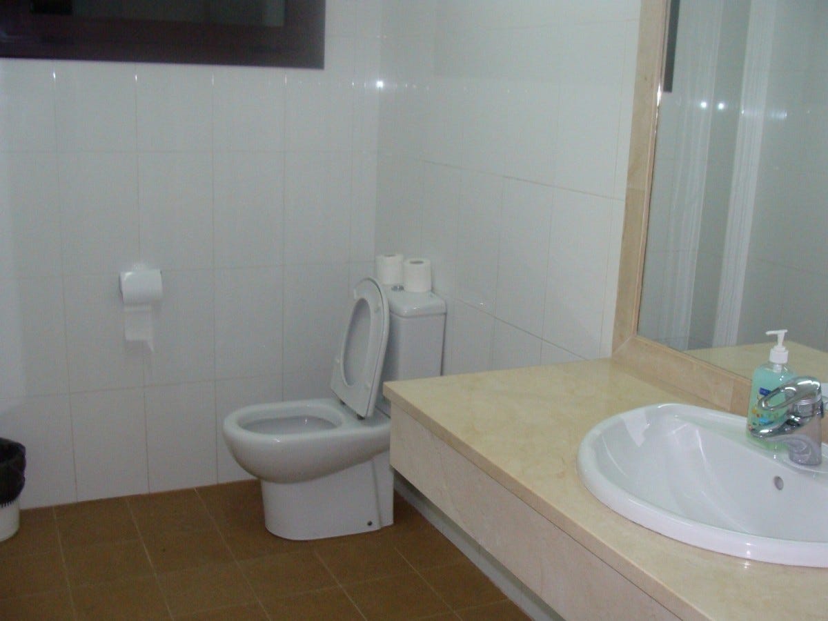 Toalett trimrom. Galleribilde