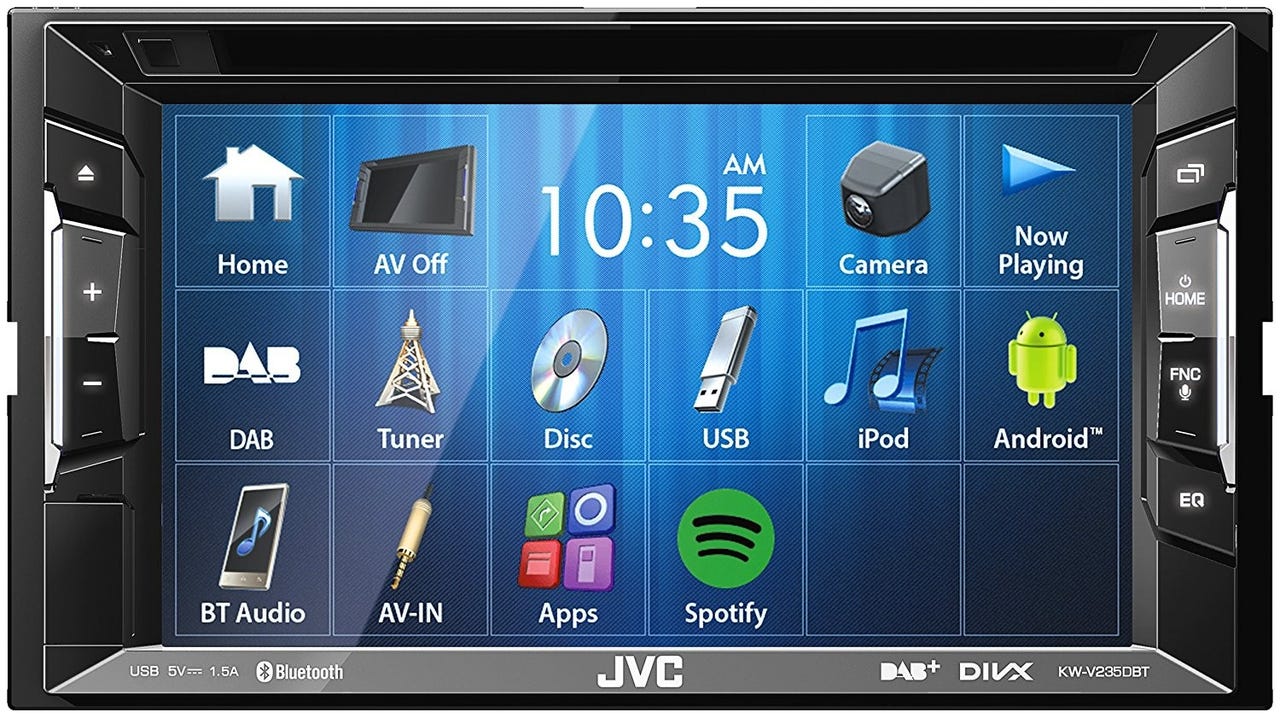 JVC KWV235DBT. DAB+ radio med Bluetooth, DVD, CD, USB og klar for