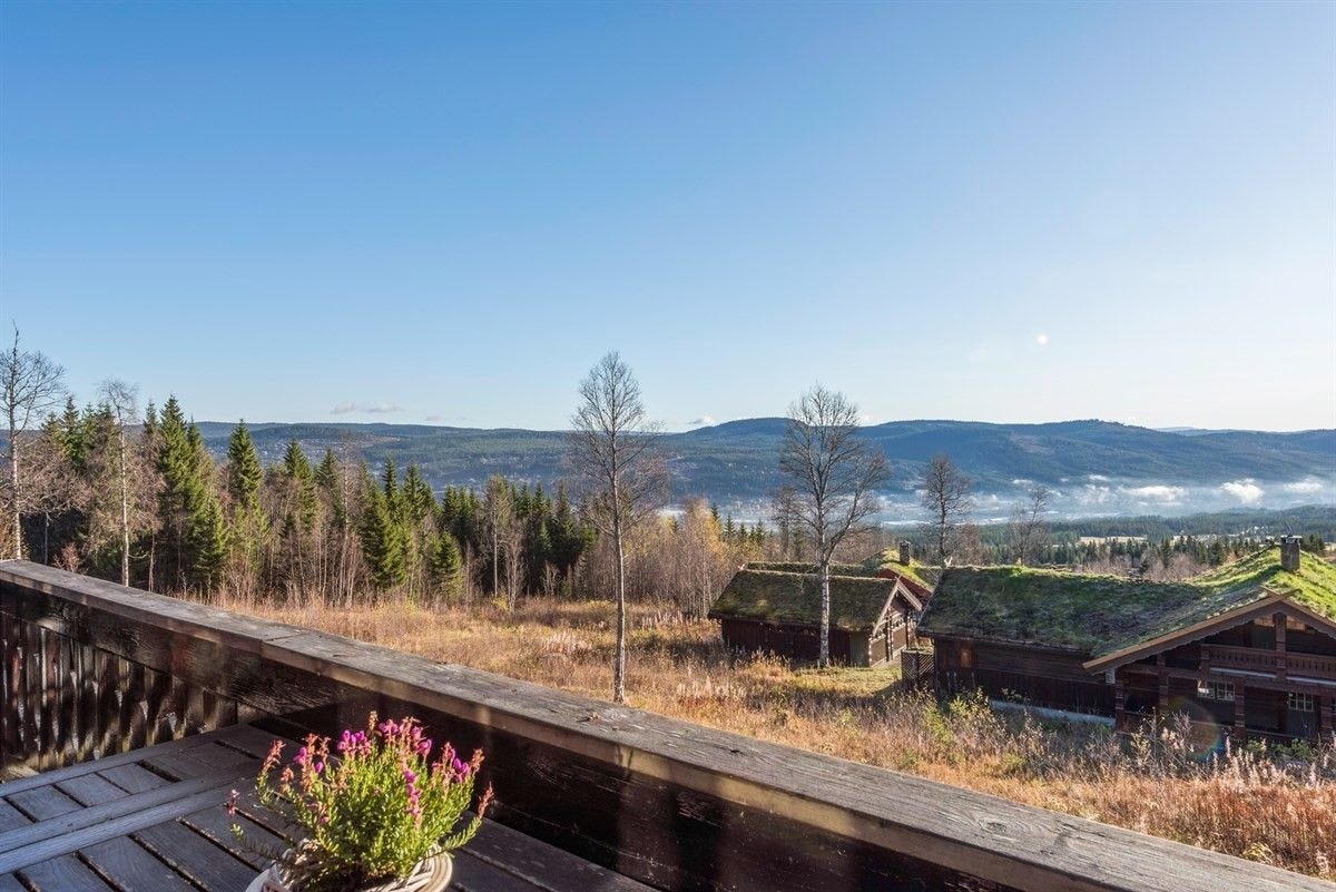 Utsikt fra terrassen Galleribilde