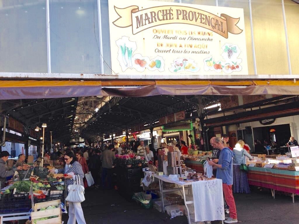 Market I Antibes Galleribilde