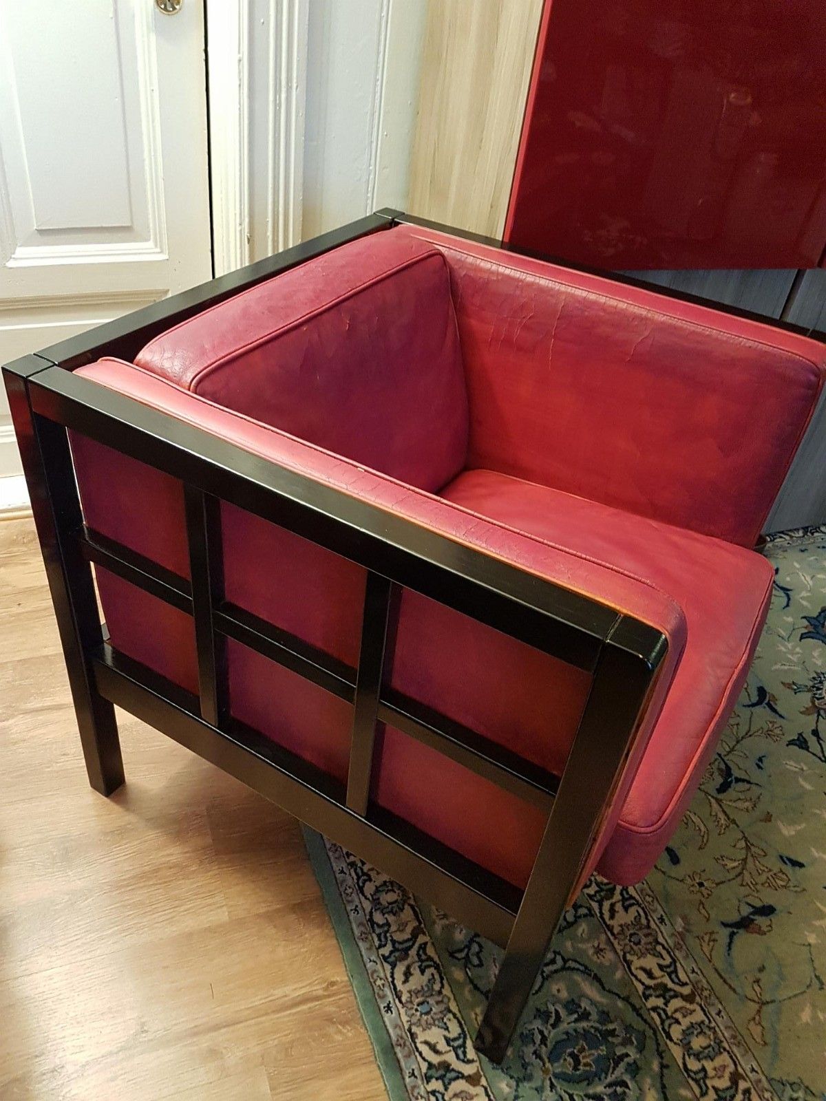 Sofa stol skinn | FINN.no Rød skinn stol | FINN.no