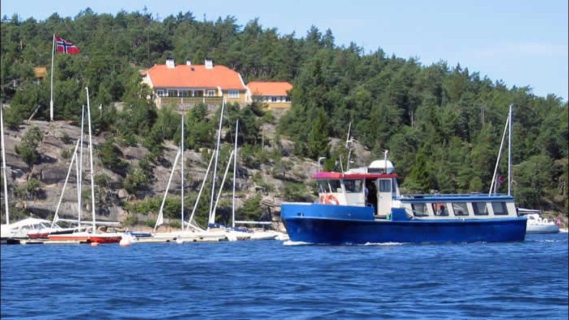 Ferge fra Vikane til Hankø Galleribilde