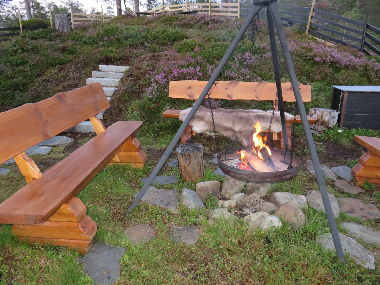 Bålplass i stein