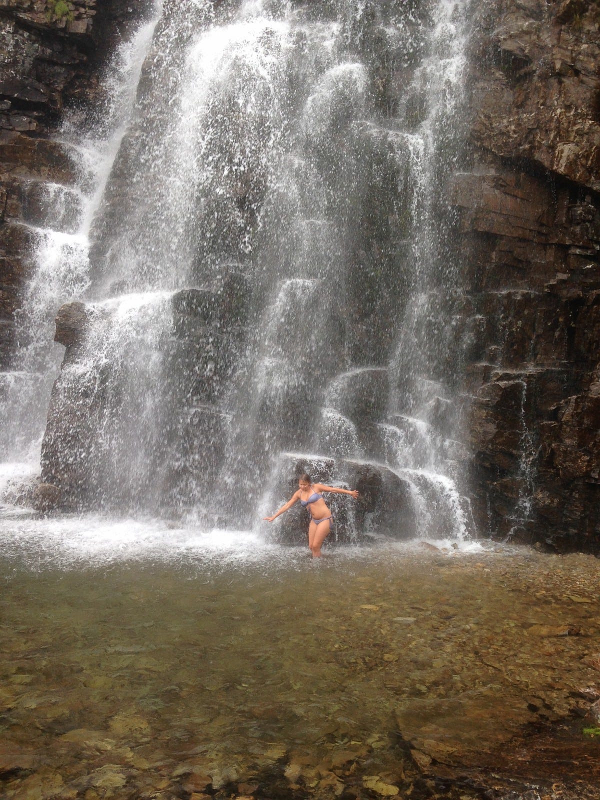 Fossen er en kort tur fra hytta ca 30 min Galleribilde