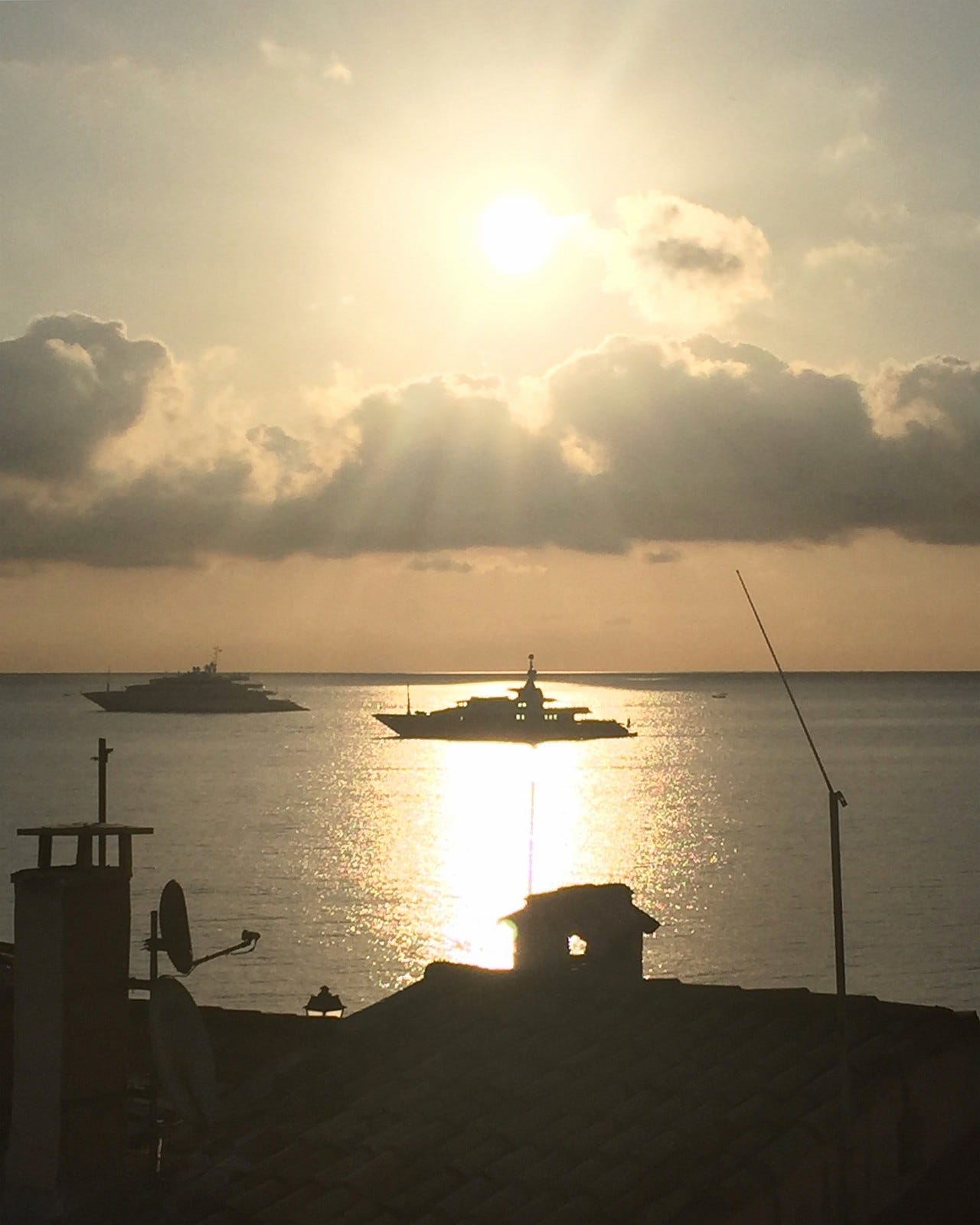 Utsikt fra terrassen Galleribilde