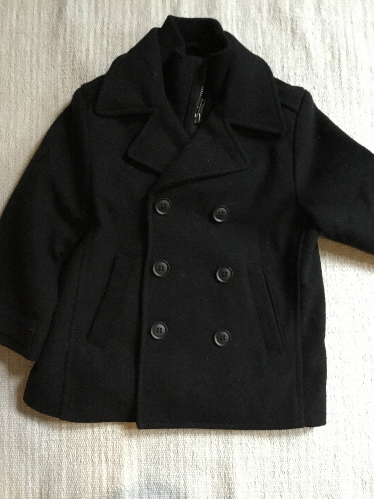 Pen sort vårhøst jakke gutt str 128, nesten ikke brukt, H&M Pen sort vårhøst jakke gutt str 128, nesten ikke brukt, H&M