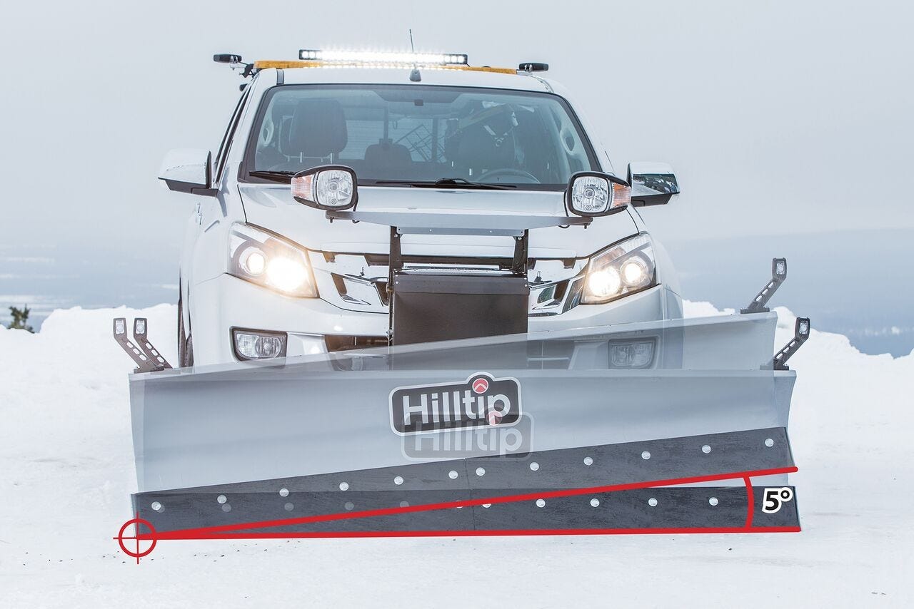 Hilltip SnowStriker Snøplog, Brøyteskjær, Vplog, Diagonalplog med